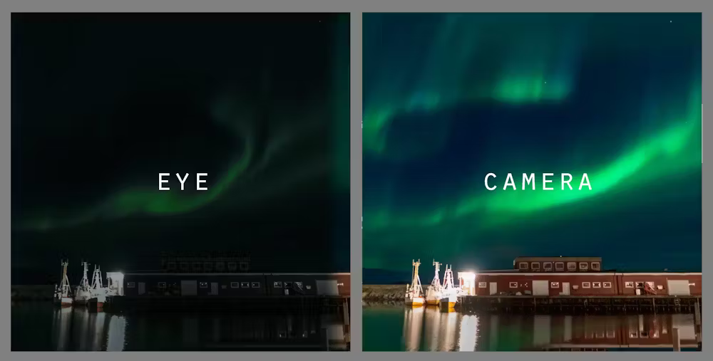 How camera see colours